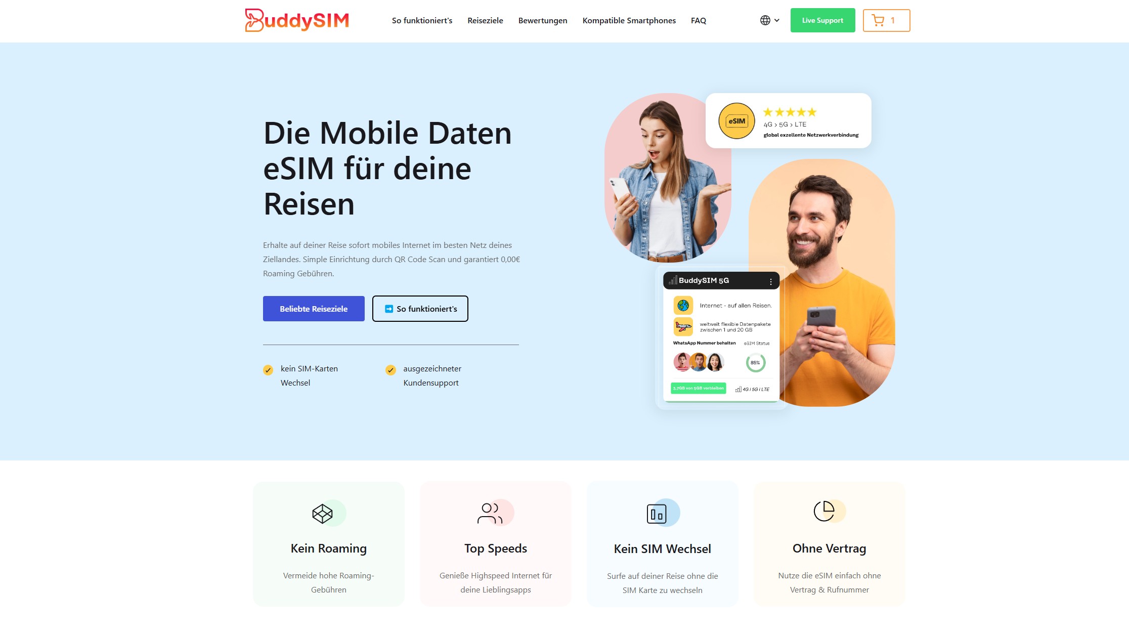 Heimatbesuch steht an – Mobile Verbindung?